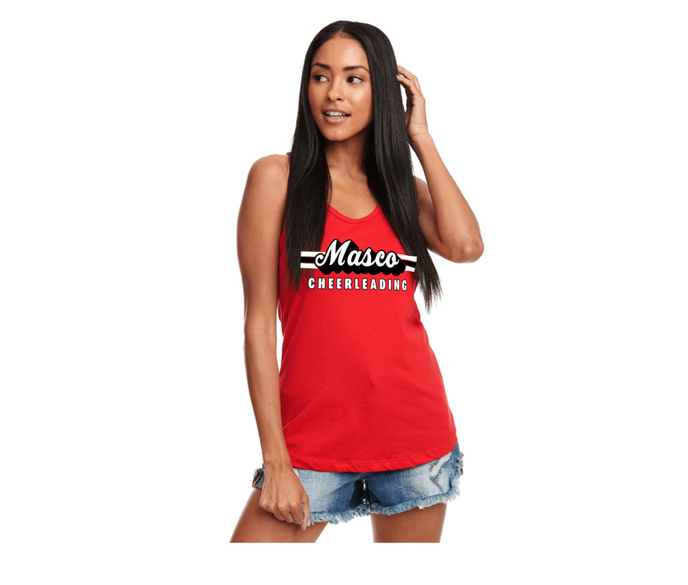 MASCO Triple Stripe Cheer Tank