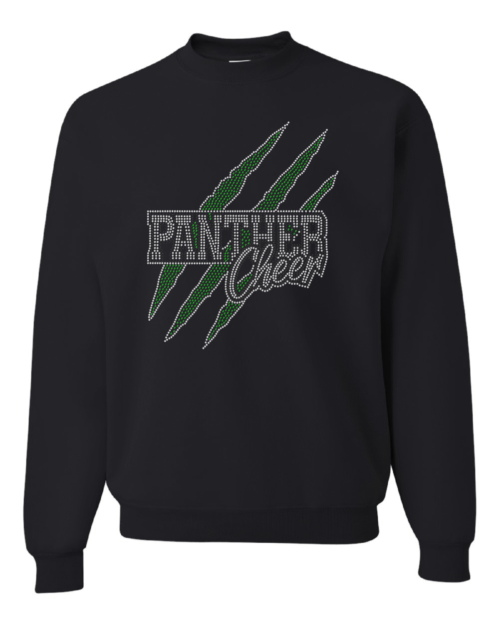 Panther Cheer Bling Crewneck