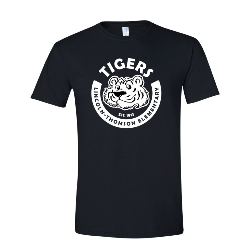 T-Shirt - Lincoln-Thomson Tigers Circle – Outline - Image 3