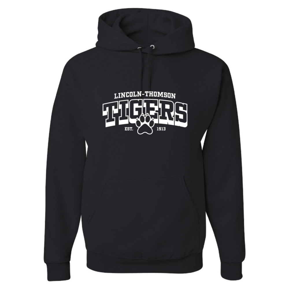 Hoodie - Lincoln-Thomson Block Tigers – Classic - Image 2