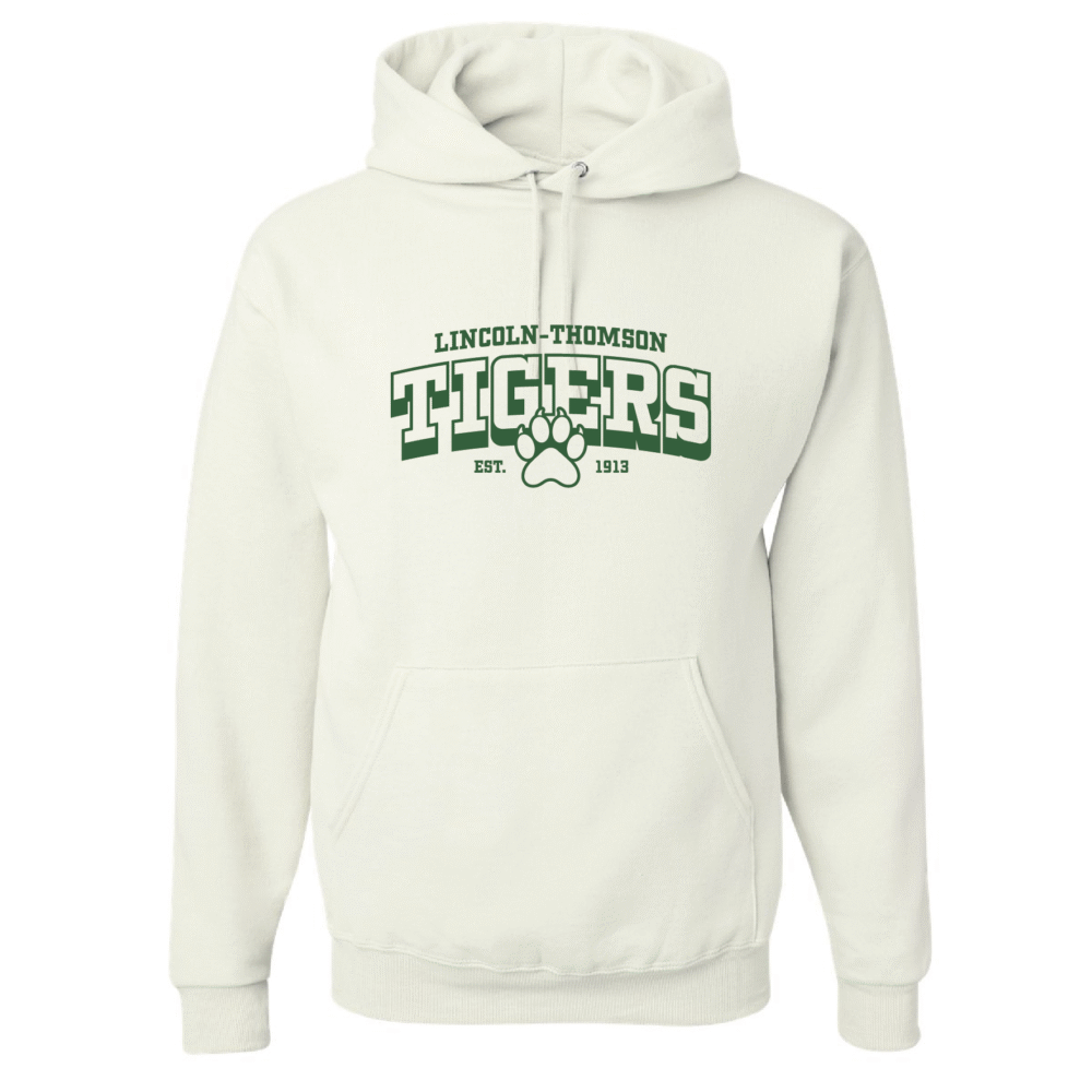 Hoodie - Lincoln-Thomson Block Tigers – Classic - Image 5