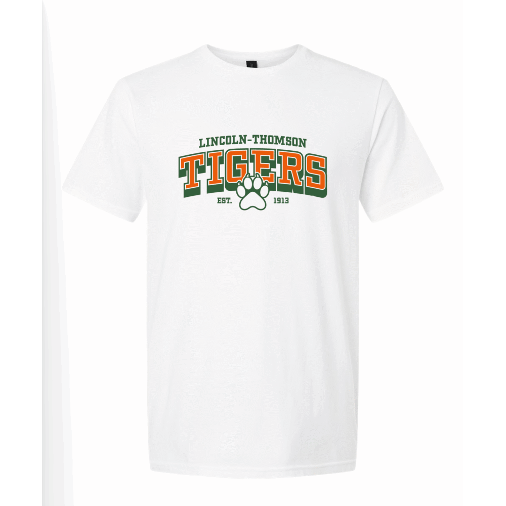 T-Shirt - Lincoln-Thomson Block Tigers – Two-Tone