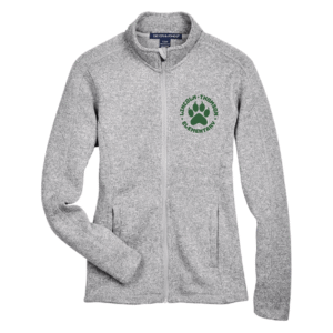 Women's Full-Zip Fleece - Embroidered Lincoln-Thomson Paw