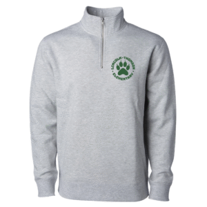 Unisex Quarter Zip - Embroidered Lincoln-Thomson Paw