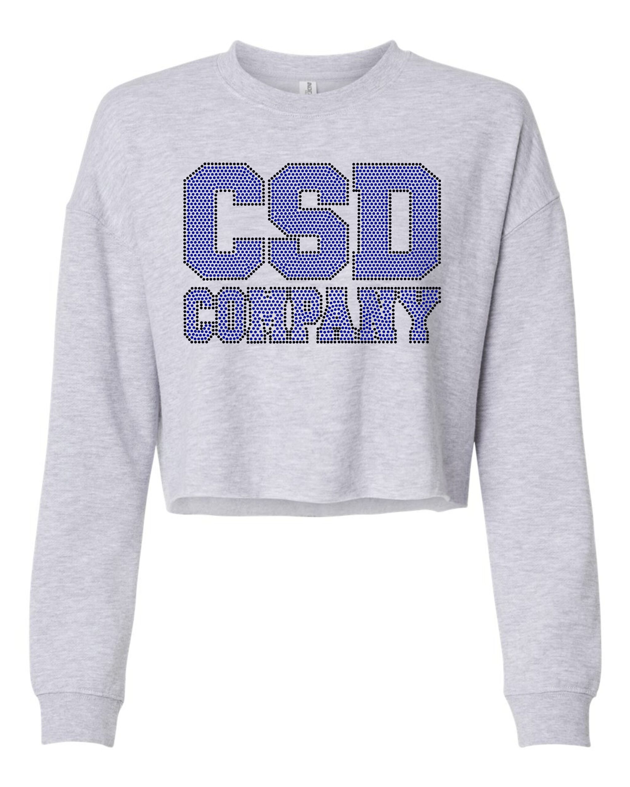CSD Company Spangle Cropped Crewneck